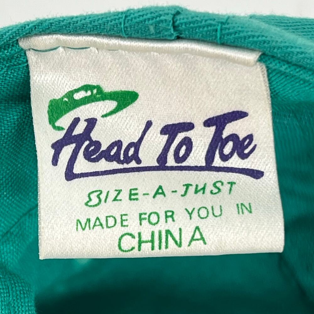 90s aqua trucker hat Andersons Hattiesburg Paint 1990s vintage - Picture 5 of 7